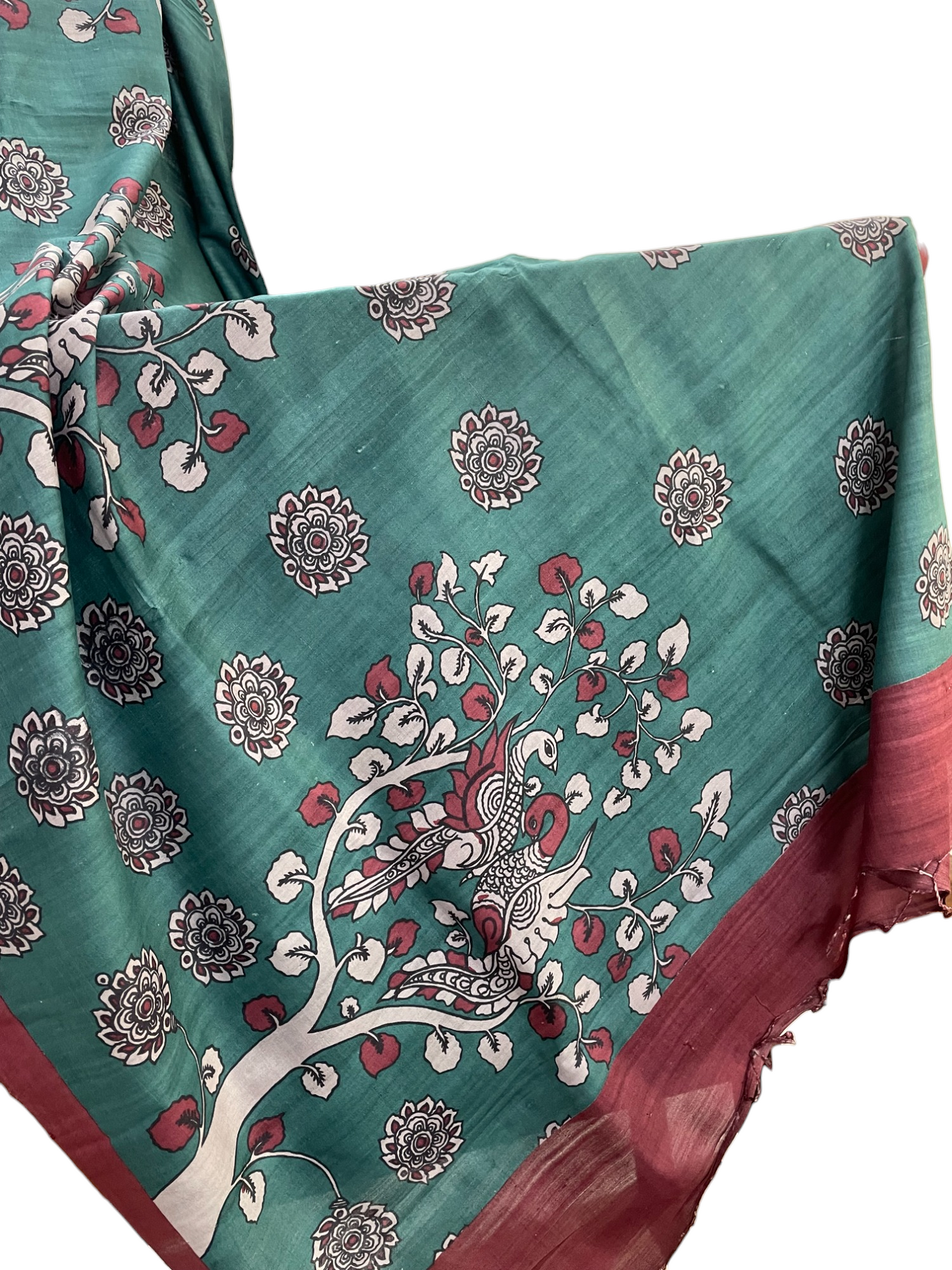 Peacock Tie Printed Dupatta