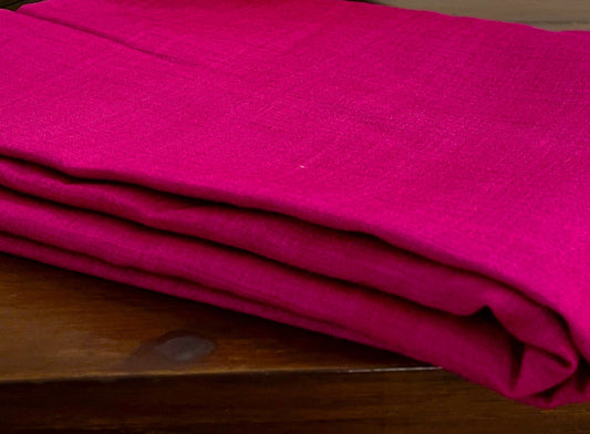 Magenta Tasar Mulberry Silk Material